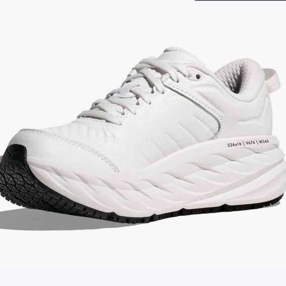 Hoka Bondi SR white size 9 - Picture 2 of 4